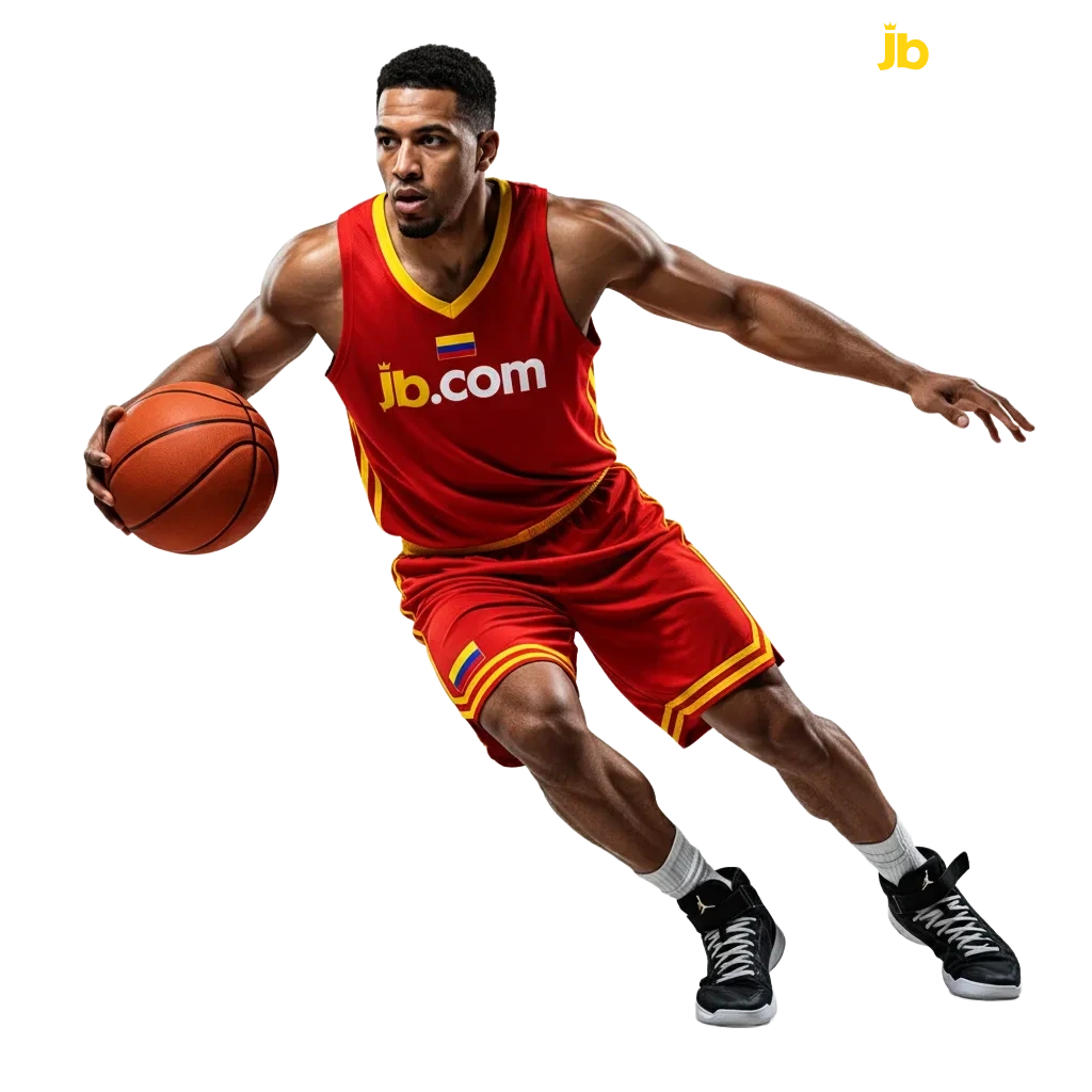 Banner de JB Casino Colombia con apuestas de fútbol, cricket y casino en vivo, Live Betting 24/7 y juego responsable.