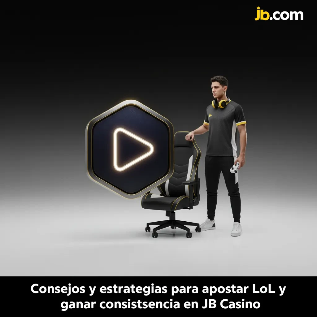 Infografía de consejos de apuestas LoL en JB Casino: gestión de banca, análisis de meta/equipos, cuotas y parches.