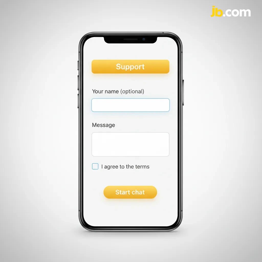 Atención al cliente en español 24/7 con chat en vivo, correo soporte@jbcasino.co, WhatsApp y centro de ayuda en la app.