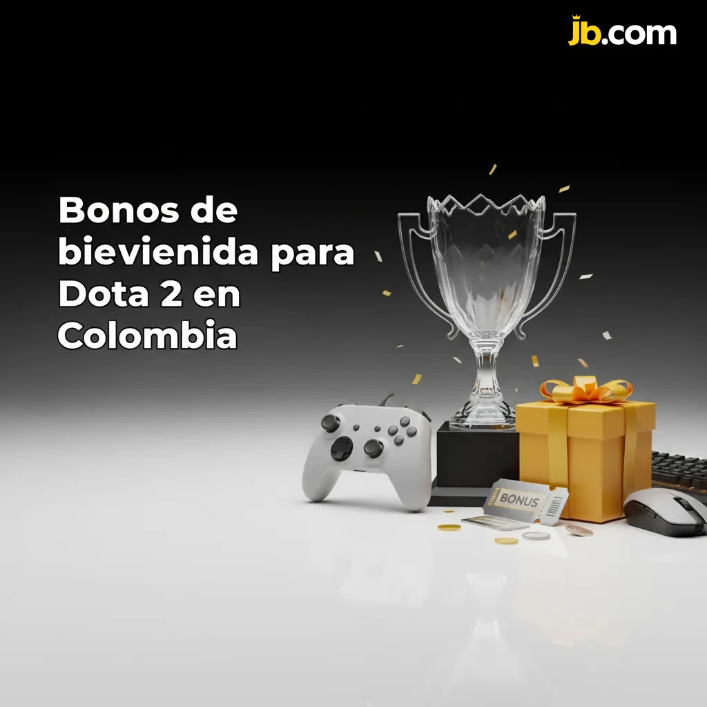 Banner de bono de bienvenida para Dota 2 en Colombia: hasta $20.000 para apostar; regístrate, deposita y activa la promo.