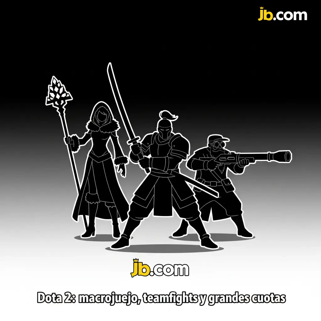 Dota 2: escena de teamfight 5v5 con cuotas de apuestas en vivo y torneos como The International y Riyadh Masters