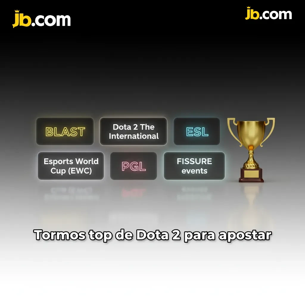 Torneos top de Dota 2 para apostar: The International, BLAST, ESL, EWC, PGL y FISSURE.
