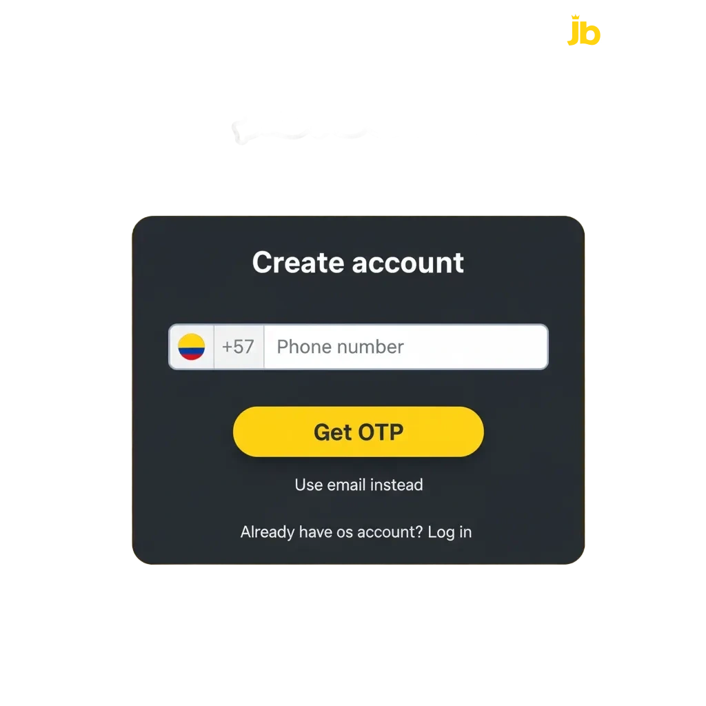 JB Casino: regístrate, entra y verifica tu cuenta; web o app, soporte 24/7 y bono de bienvenida hasta $20.000.