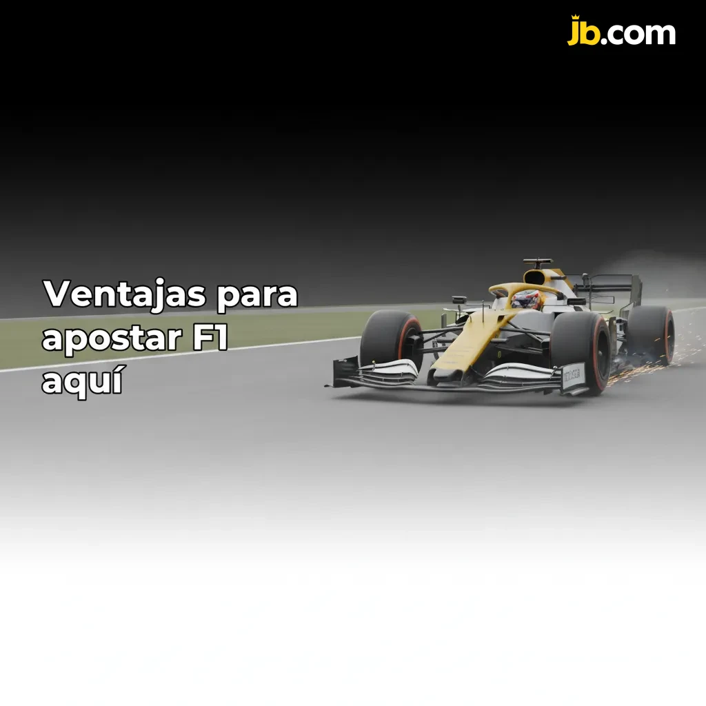 Banner: Ventajas para apostar F1 aquí; cuotas en COP, mercados locales, en vivo, cash out, pagos locales, Coljuegos.