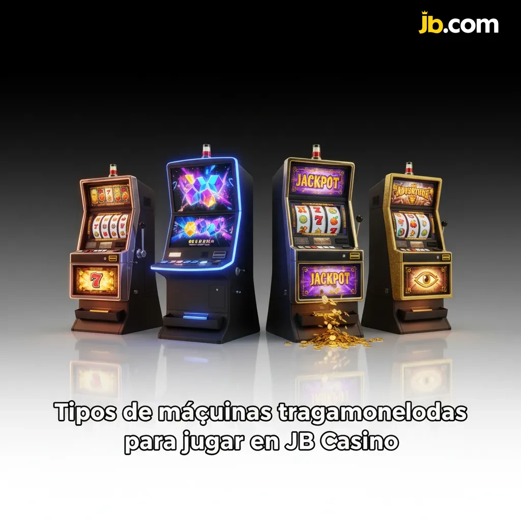 Tipos de tragamonedas en JB Casino: 3 rodillos, video, Megaways, jackpots, compra de bono y Cluster Pays.